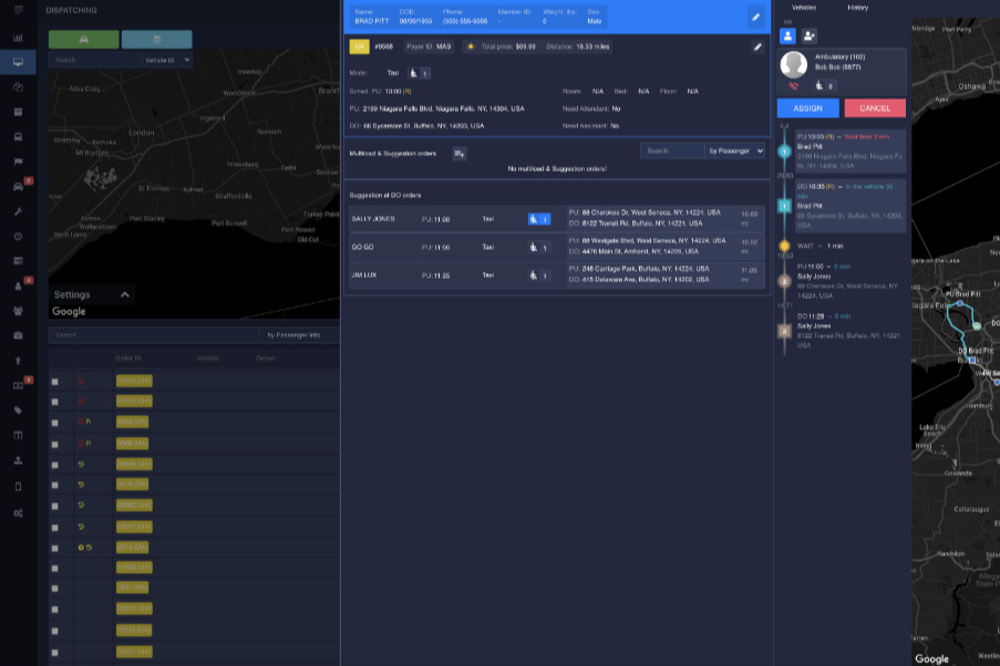 Taxi & limo dispatch solution